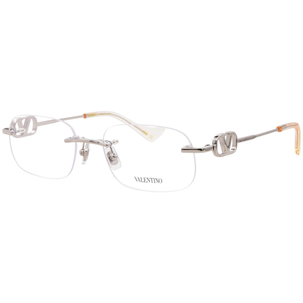 Valentino VG0034o Eyeglasses 1 Silver Silver Metal